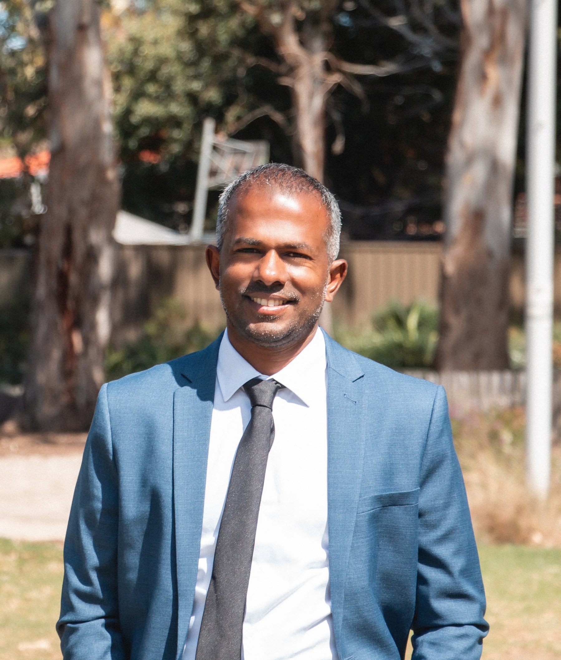 Sujan Selven in a park